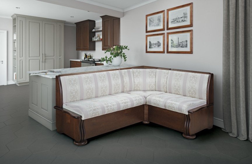 Кухонний куточок Тетяна зі спальним місцем Аскалон 106x190 Ясен Патина