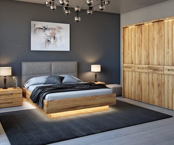 Ліжко Амстердам Soft Loft Onlywood 160х200