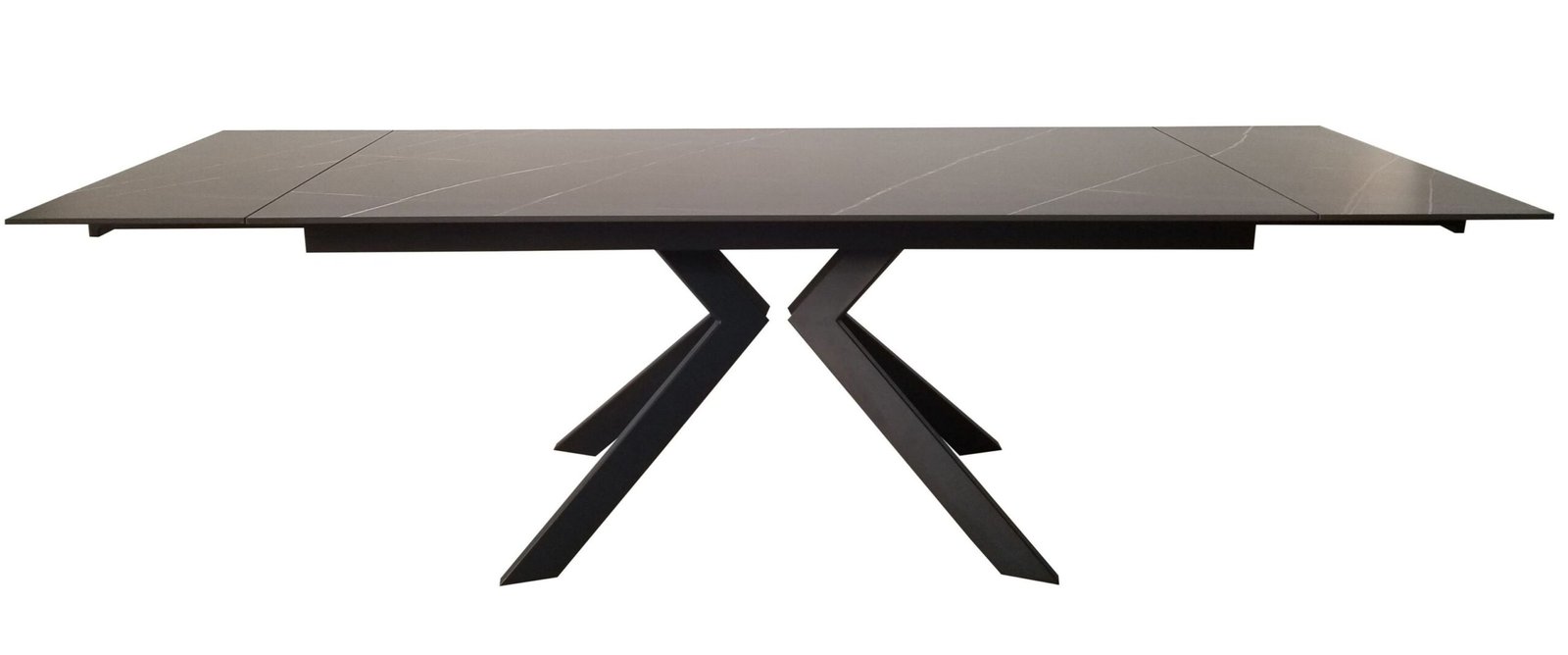 Swank Lofty Black стіл обідній кераміка 180-260