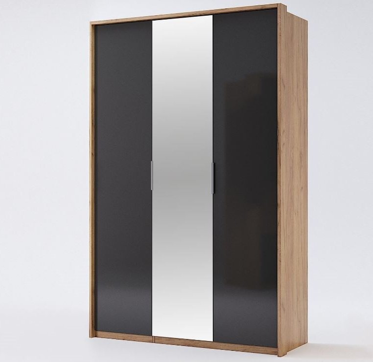 Шафа Місяць 3Д із дзеркалом MiroMark 140x60